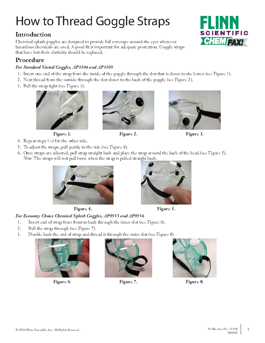 How to Thread Goggle Straps