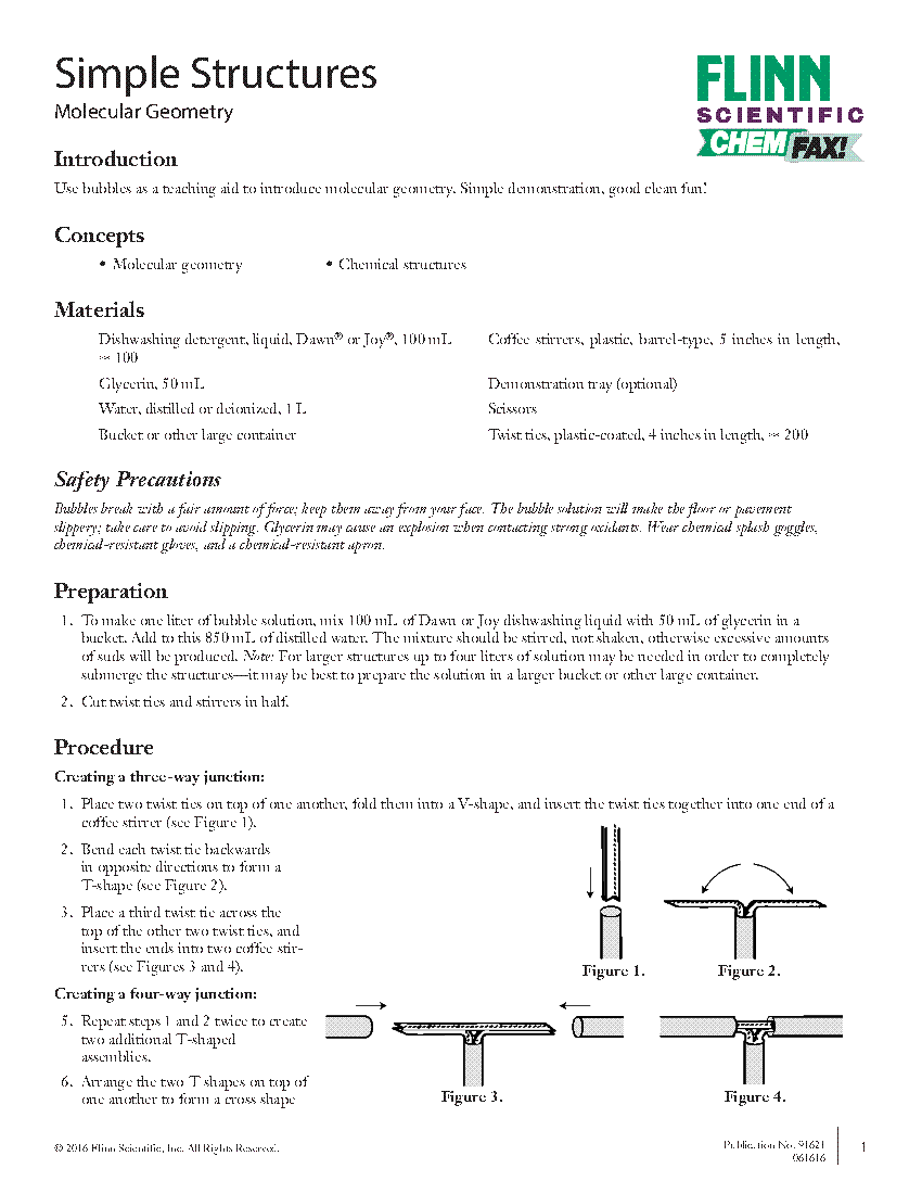 Simple Structures | Flinn Scientific