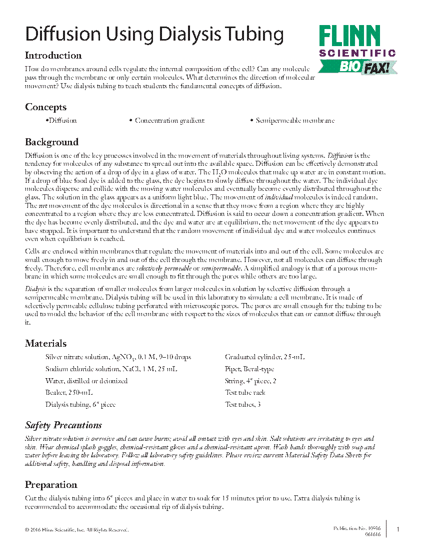 worksheet Diffusion Worksheet all grade worksheets diffusion worksheet using dialysis tubing